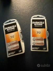 Batterie Duracell Activair 312 Nuove