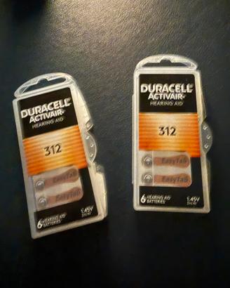 Batterie Duracell Activair 312 Nuove