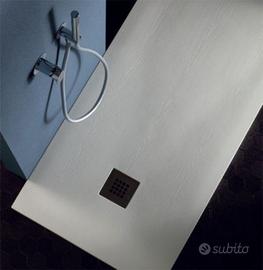 PIATTO DOCCIA MARMO RESINA AVORIO ESSENCE 70X120x3