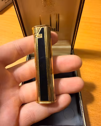 Accendino Dunhill Dress Lighter Oro e Lacca