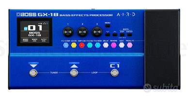  BOSS GX-1B PROCESSORE MULTIEFFETTO PER BASSO