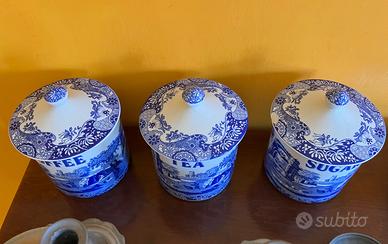 Contenitori in ceramica in stile inglese