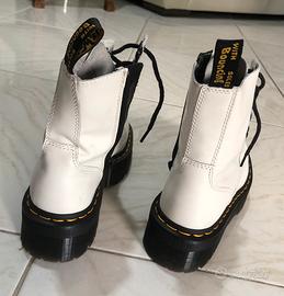 Scarpe alte donna Dr. Martens EU 38 bianche Abbigliamento e Accessori In vendita a Avellino