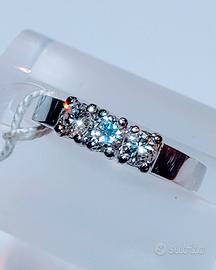 TRILOGY ANELLO CON DIAMANTI NATURALI IN ORO