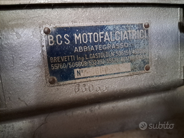 Bcs motofalciatrice