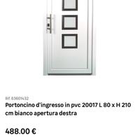 Porta di ingresso nuova come da foto