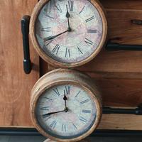 orologio da parete - stile industriale 