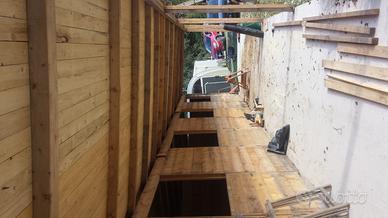 Box per cavalli con tettoia