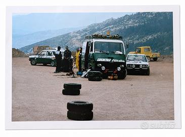 Fiat 131 Abarth Alitalia Rally McKlein Foto 40x28