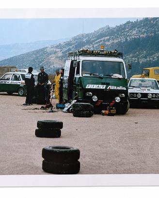 Fiat 131 Abarth Alitalia Rally McKlein Foto 40x28