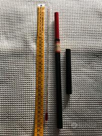 Termometro in vetro vintage con custodia rigida