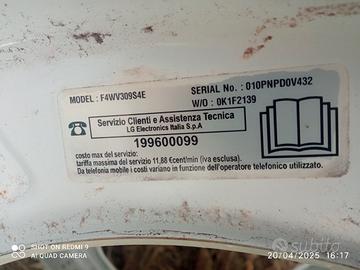scheda lavatrice lg 9 kg direct drive