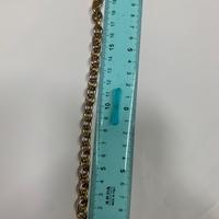 Collana e bracciale placcato in oro giallo e bianc