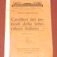 Caratteri dei periodi della letteratura - 1923