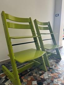 2 Stokke Tripp Trapp originali verde