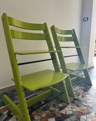 2 Stokke Tripp Trapp originali verde
