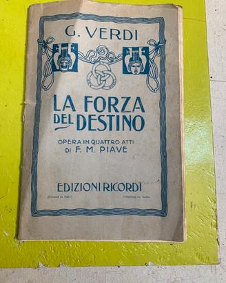 libretto musicale di G. Verdi