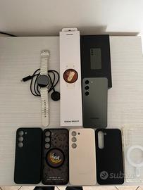 Samsung Galaxy S23 con Galaxy Watch 7