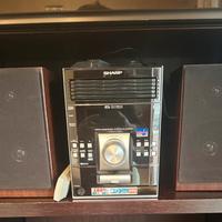 Impianto Stereo SHARP XL-UH2000 - 5 CD, USB e MP3