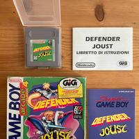 Defender Joust arcade classic gioco game boy