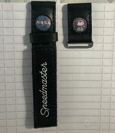 Cinturino Strap  Nato in  Pelle per Omega speed