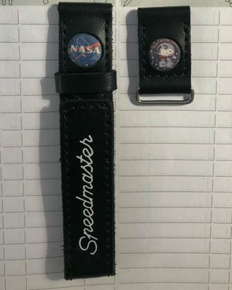 Cinturino Strap  Nato in  Pelle per Omega speed