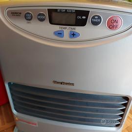 Stufa elettrica ventilata a combustibile liquido