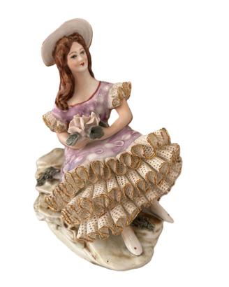 STATUINA IN PORCELLANA ROCERAM ALBA-JULIA ROMANIA