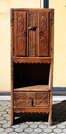 Mobile colonna in legno massiccio