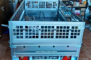 Rimorchio carrello  nuovo  portamoto portatutto 