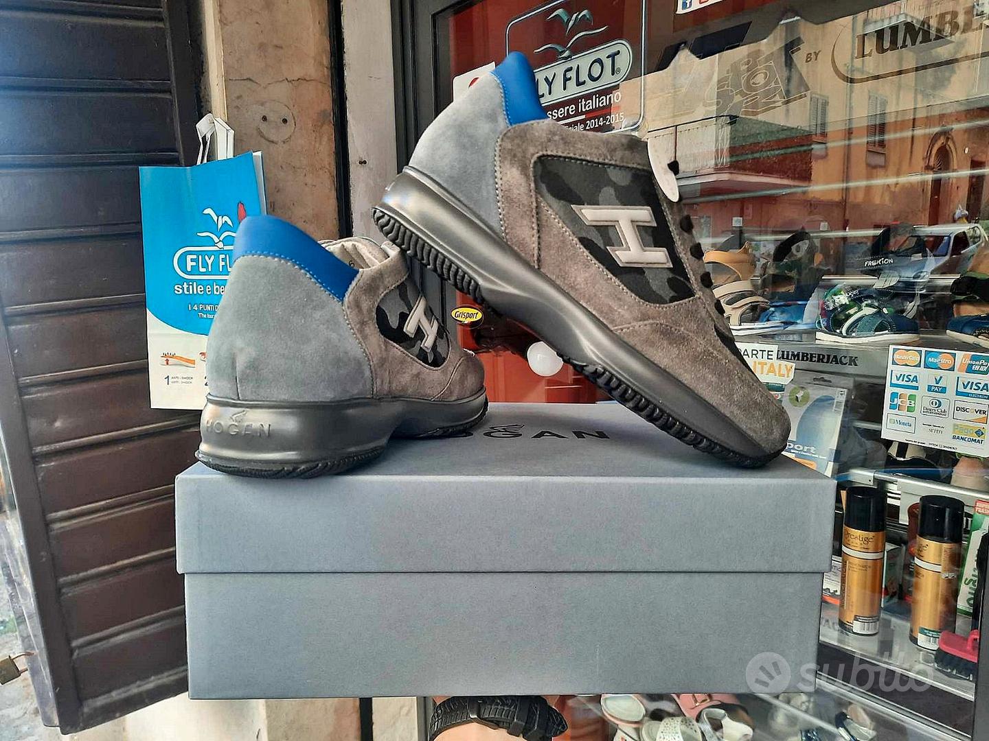 SCARPE DA UOMO HOGAN INTERACTIVE 2023 GRIGIO BLU Abbigliamento e