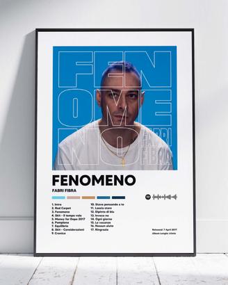 Poster Fabri Fibra - Fenomeno 