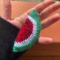 Charm per borsa o portachiavi a forma di cocomero