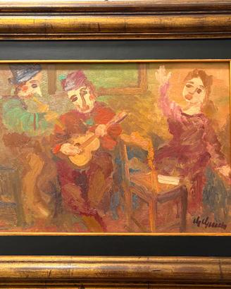 Quadro Guido Guidi – “I Musicanti” |Olio su tavola