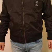 Giubbino uomo mezza stagione Playboy nero taglia L