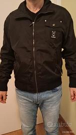 Giubbino uomo mezza stagione Playboy nero taglia L