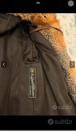 Affascinante pelliccia volpe argentata