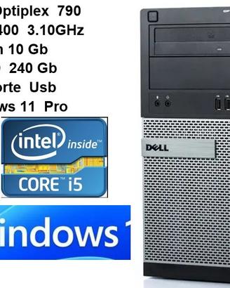 Dell Optiplex 790 i5-2400 Ram 10Gb SSD Windows 11