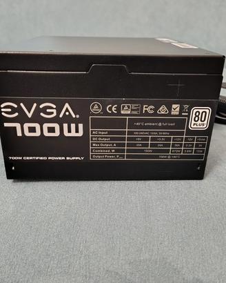 alimentatore pc evga 700w 80 plus