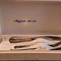 Argento 800 set posate con scatola