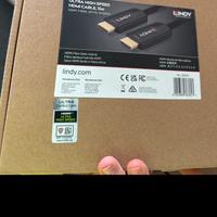 Cavo HDMI Lindy 15m in fibra ottica NUOVO