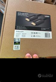 Cavo HDMI Lindy 15m in fibra ottica NUOVO