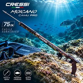CRESSI MOICANO CAMU PRO 75 cm con MULINELLO