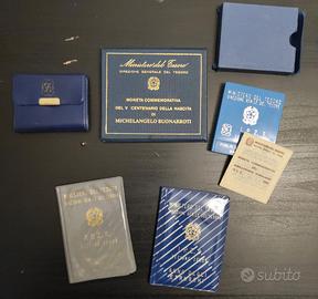 Lotto 500 Lire Commemorative Repubblica 5x varie