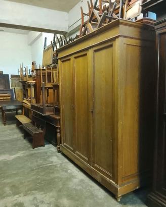 Armadio antico a 3 ante metà '800