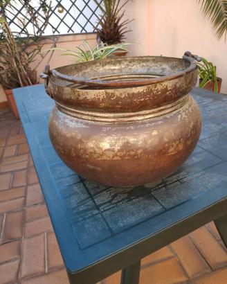 Portavaso in Rame 