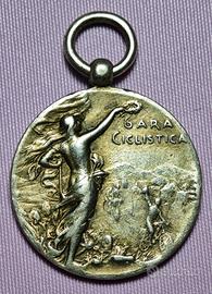 Medaglia Argento Gara Ciclistica Ø21mm Liberty 