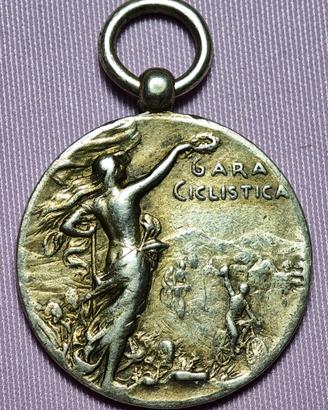 Medaglia Argento Gara Ciclistica Ø21mm Liberty 
