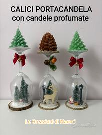 ✨Calici Portacandela con candele profumate✨