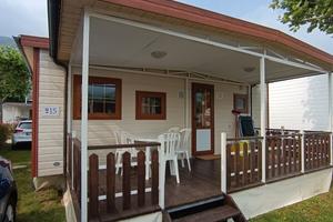 Casa mobile di fina 7x3 con veranda su ruote di mt